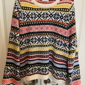 Old Navy Fair Isle Cozy Sweater XL Tall